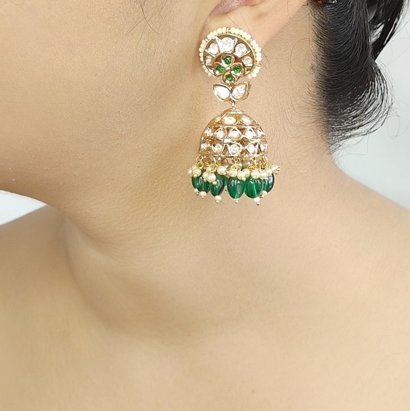 Nayna Polki Jhumka