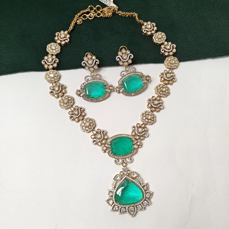 Aradhya Polki long set