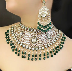 Nargis Polki bridal Set