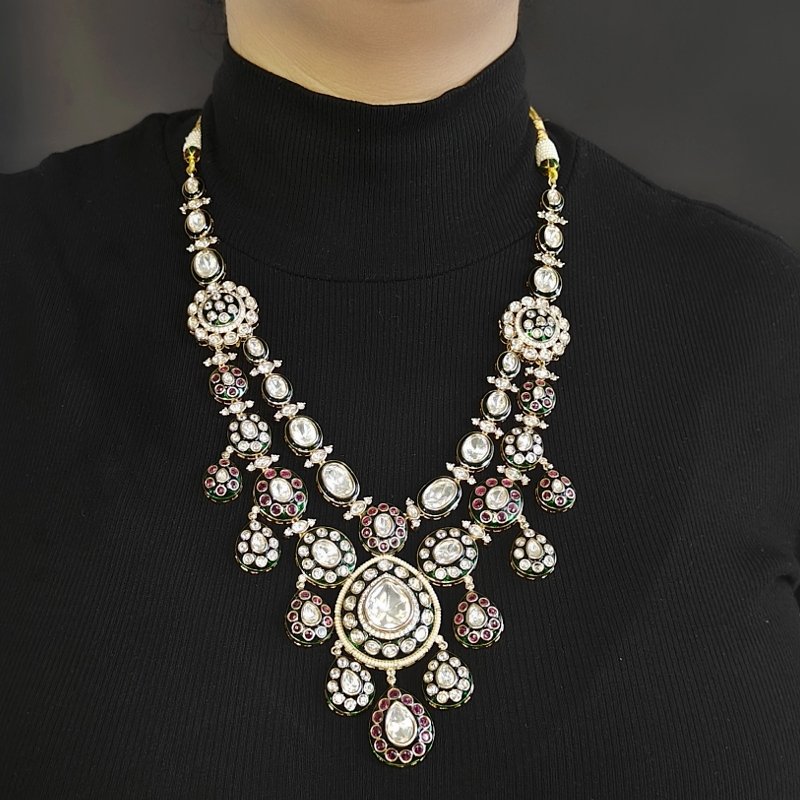 Raasa Polki Pendent Set