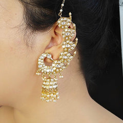 Anamika earrcuff earrings (pearl)