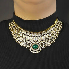 Anvi Polki Neckline set