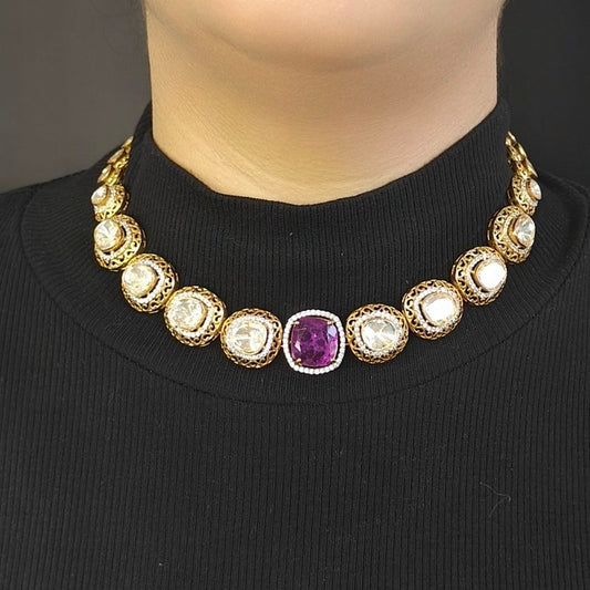 Bani Moissanite necklace set