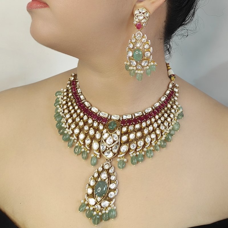 Falguni bridal Moissanite set