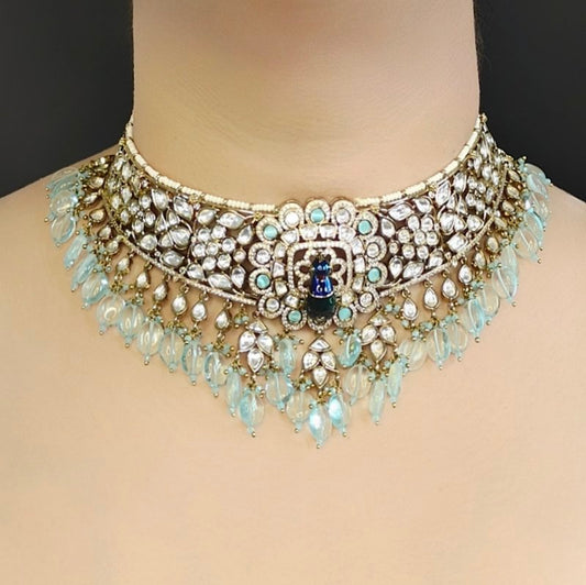 Neelkant Polki Choker Set