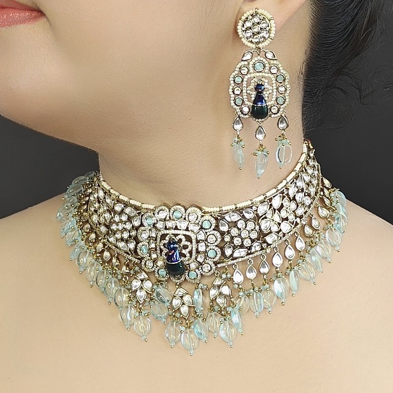 Neelkant Polki Choker Set