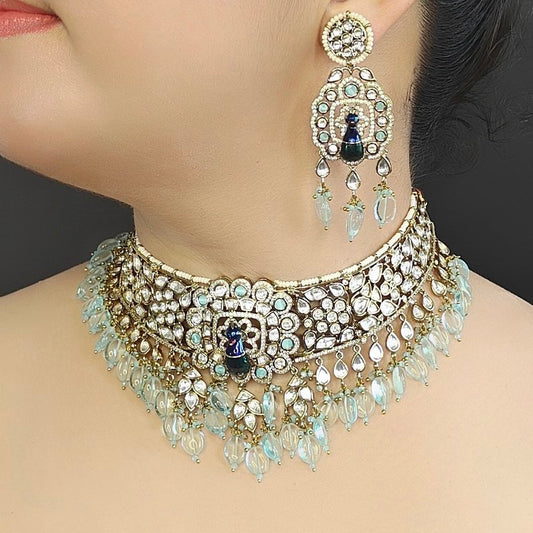 Neelkant Polki Choker Set