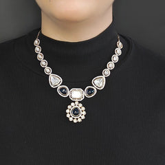 Vidhi Blue Polki Set