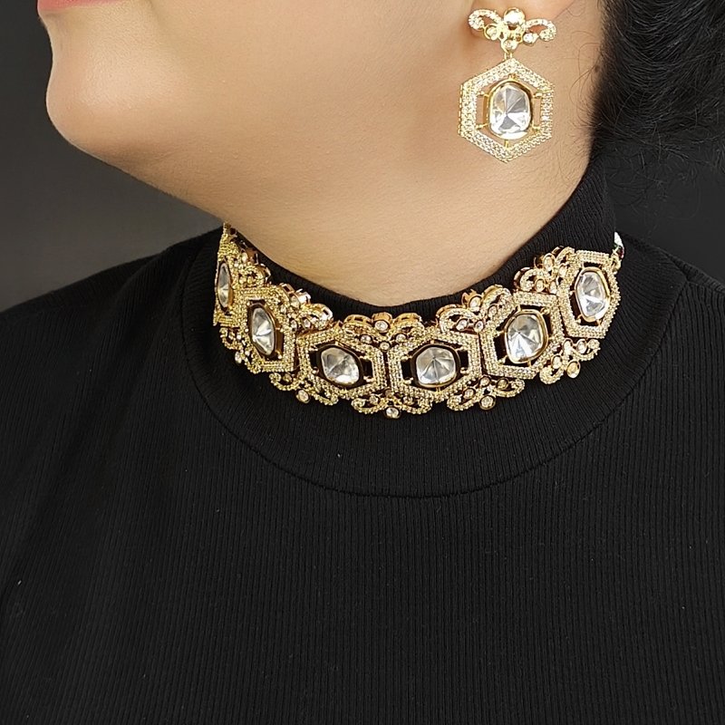 Cheshtha Polki Choker Set