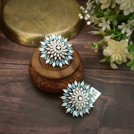 Mila Aquamarine AD Earrings