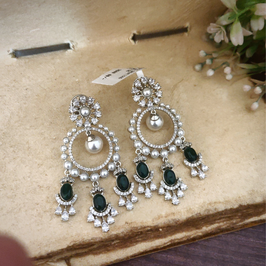 Nemi Green Earrings