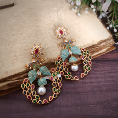 Mrinal Peacock Earrings