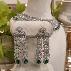 Hezal Green Necklace set
