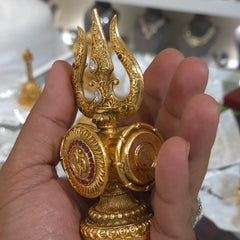 Lord bholenath Trishul Damru symbol coin sindoor dibiaa