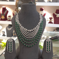 Rubicon cz necklace set