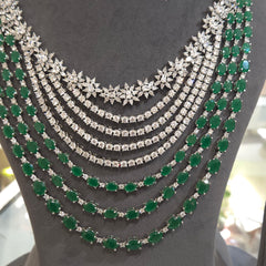 Rubicon cz necklace set
