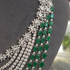 Rubicon cz necklace set