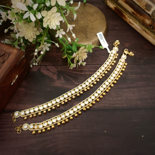 Reema Polki Kundan Payal