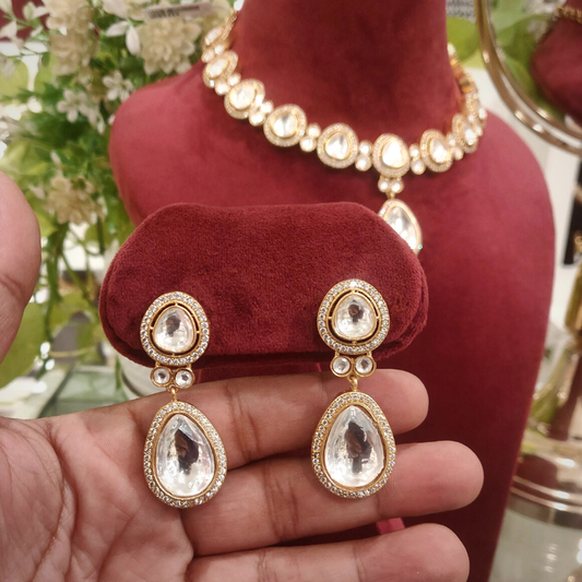 Asin Polki Choker Set