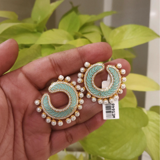 Rishma Mint Green studs