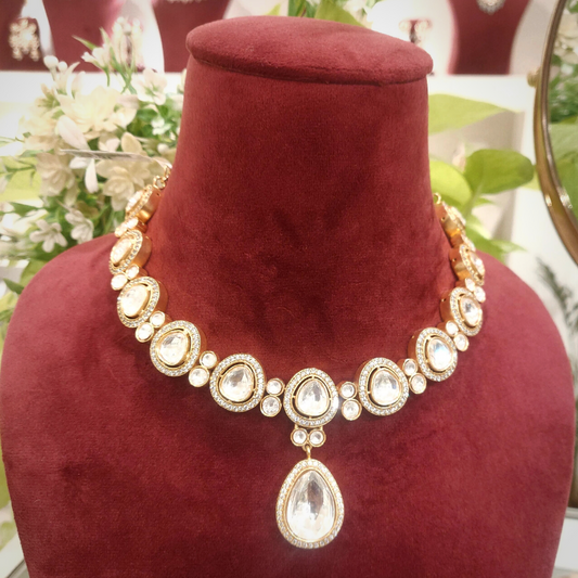 Asin Polki Choker Set