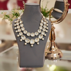 Akshara Polki Necklace Set