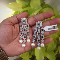 Aurora Blue Ad Earrings