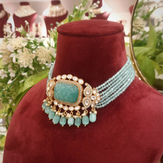 Avantika Sea Green Set