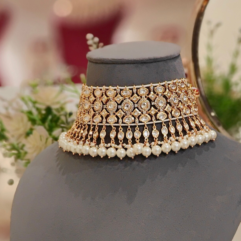 Gunjan Polki Choker Set