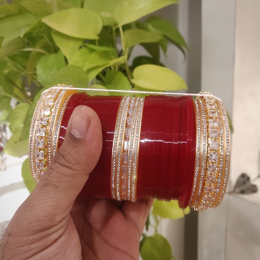Bavleen Chura Set
