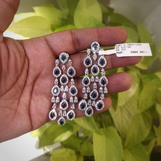 Amelia Blue AD earrings