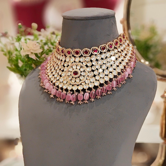 Anahita Polki Necklace Set