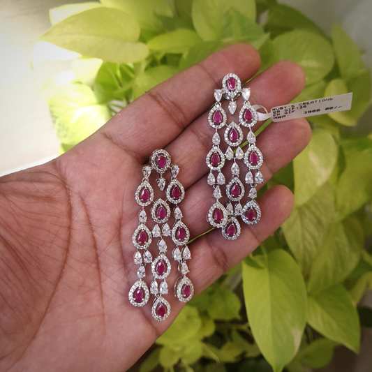 Amelia Ruby AD earrings