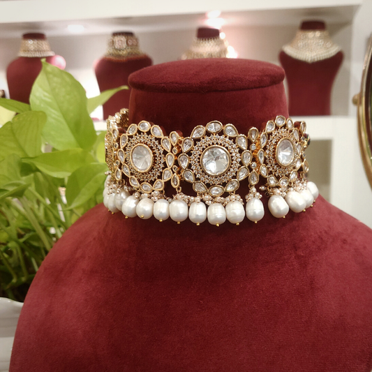 Isha Polki Choker Set
