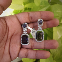 Isabella Purple AD Earrings