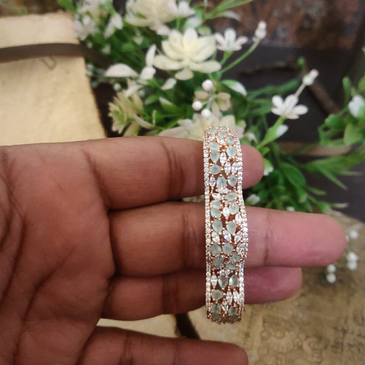 Olivia Cz Bracelet (Rose Gold Colour)