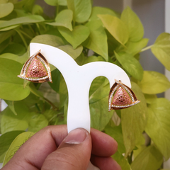 Bellaa Red Enamel Earrings