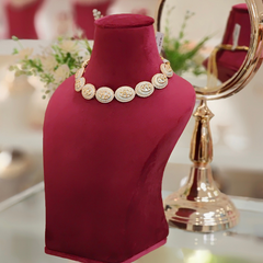 Dishani Mint Polki Set