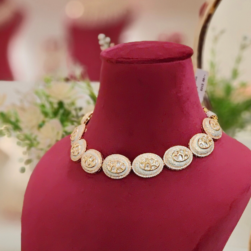 Dishani Mint Polki Set