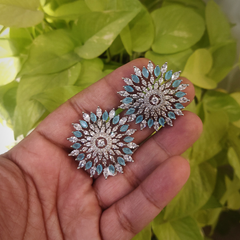 Mila Aquamarine AD Earrings