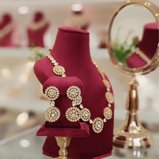 Daksha Polki long Set