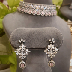 Saira Pink Choker set