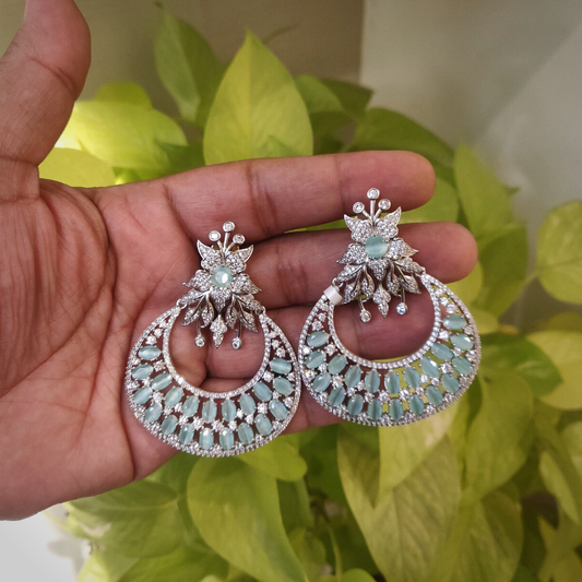 Hazel Mint Green Earrings