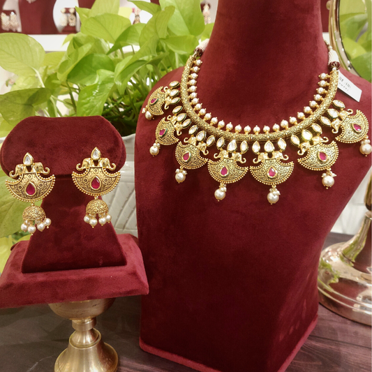 Manya Antique Polki Set