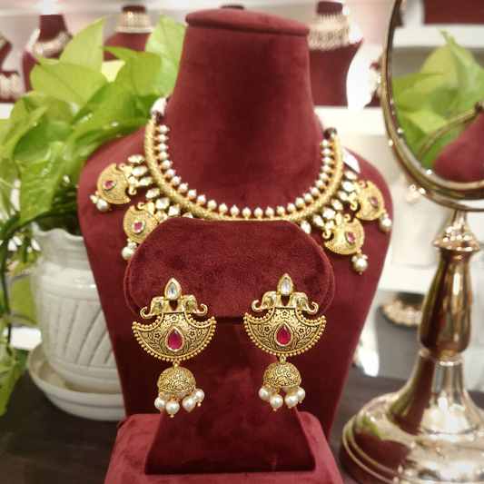 Manya Antique Polki Set