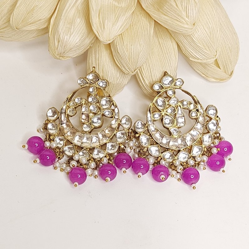 Akiraa Paachi Kundan studs