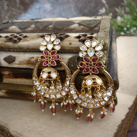 Amira Polki Chaandbali Earrings