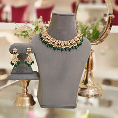 Anika Kundan Neckline Set