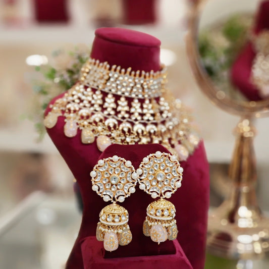 Banmala bridal kundan set (Multicolour)