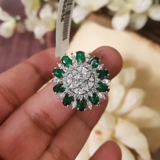 Rasika Green AD Ring